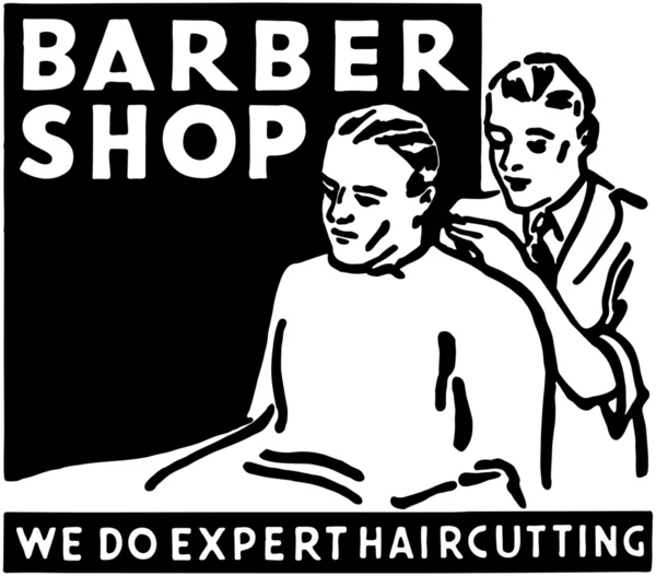 Barber Shop — Stock Vector