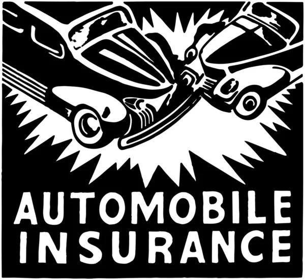 Assurance automobile — Image vectorielle