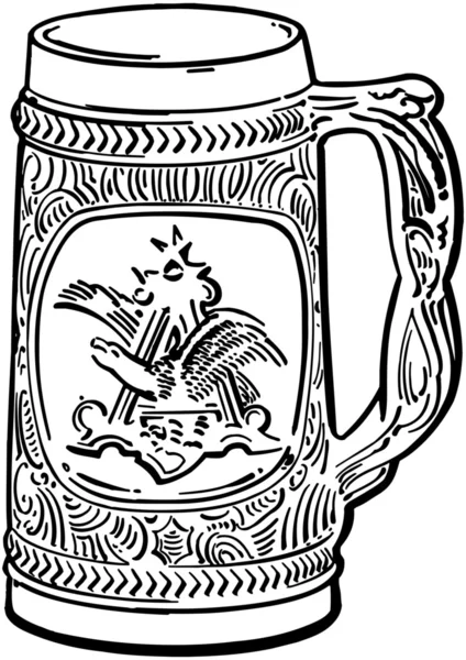 Poubelle à bière — Image vectorielle