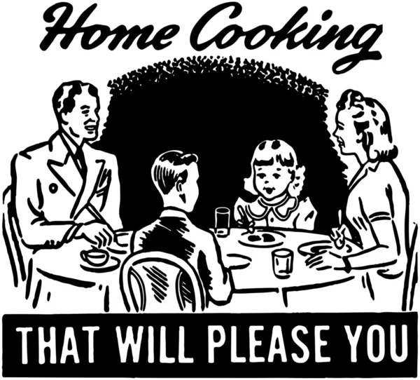 Home Cooking — Stockvector