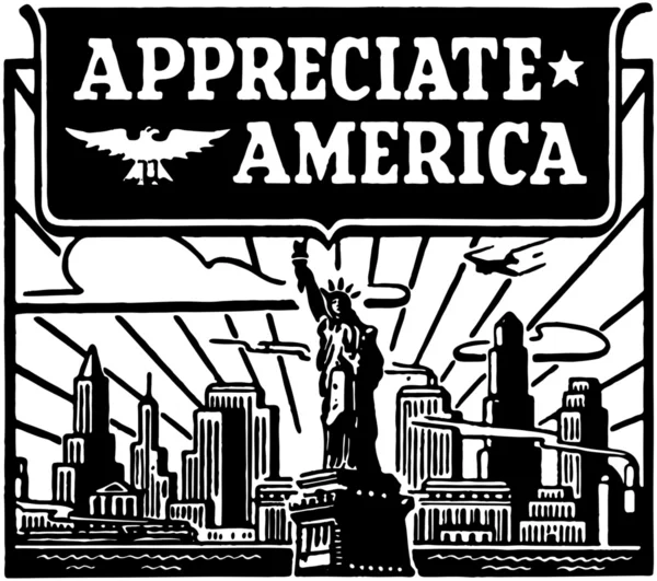 Appreciate America — Stock Vector