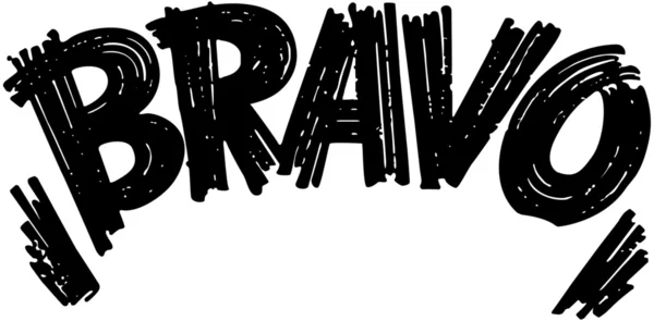 Bravo Header — Stock Vector