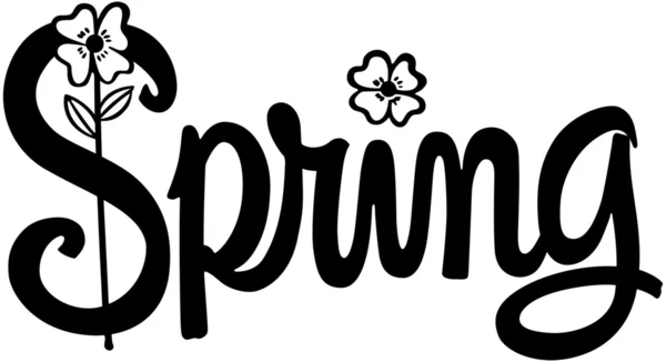 Banner de primavera — Vector de stock