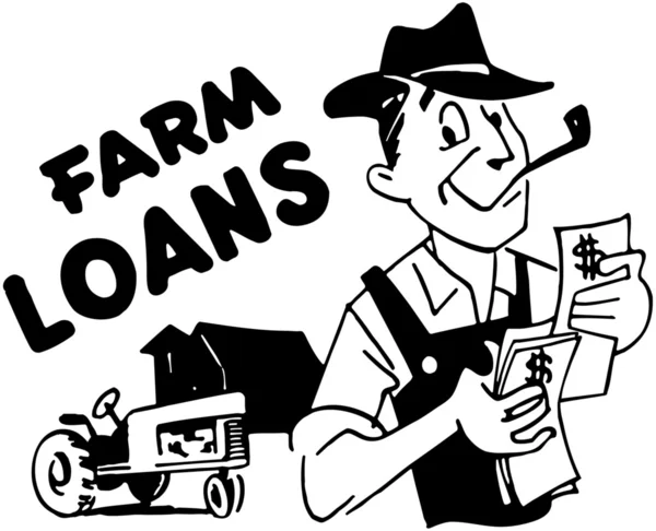 Farm Loans — Stock Vector