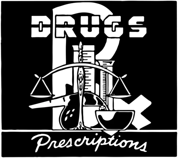 Drugs teken — Stockvector