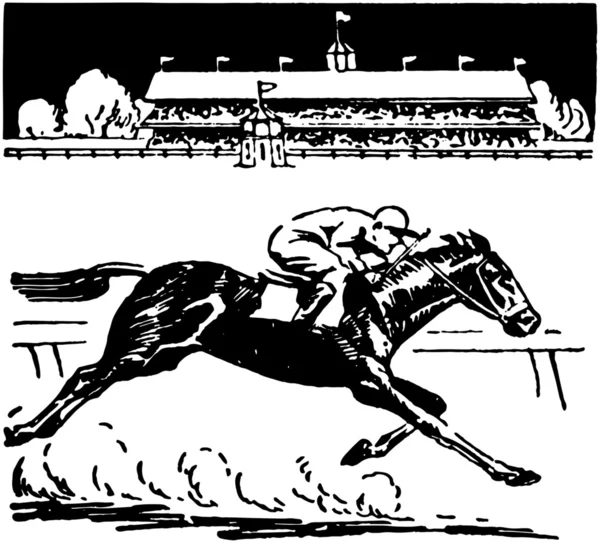 Horse Racing — Stock Vector