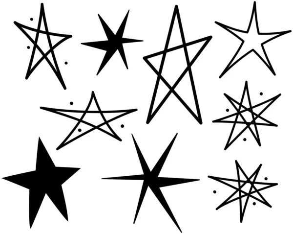 Retro Stars — Stock Vector