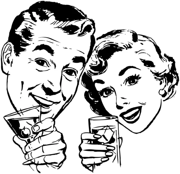 kokteyller ile Çift