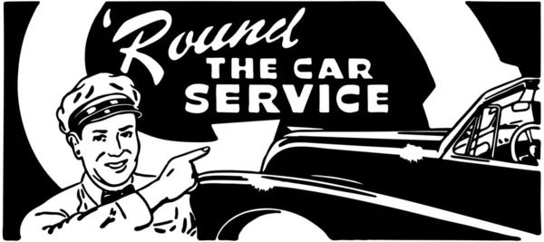 Tour de la voiture Service — Image vectorielle