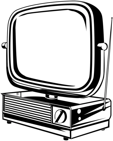 Retro TV — Stock Vector