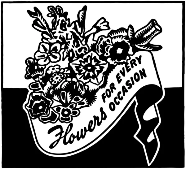 Fleurs pour chaque occasion — Image vectorielle