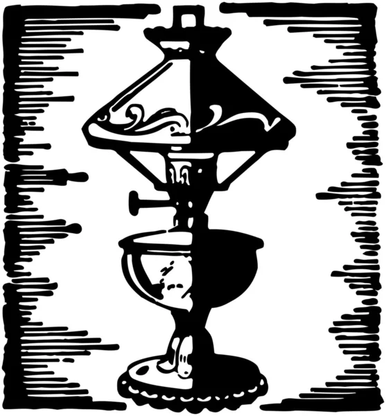 Vintage Lamp — Stock Vector