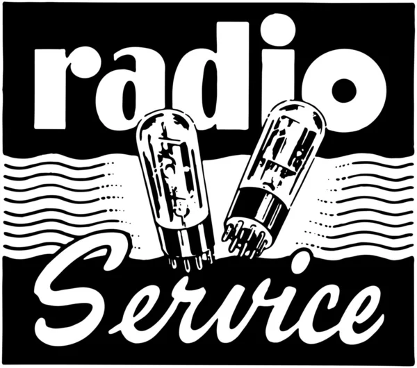 Servicio de radio — Vector de stock