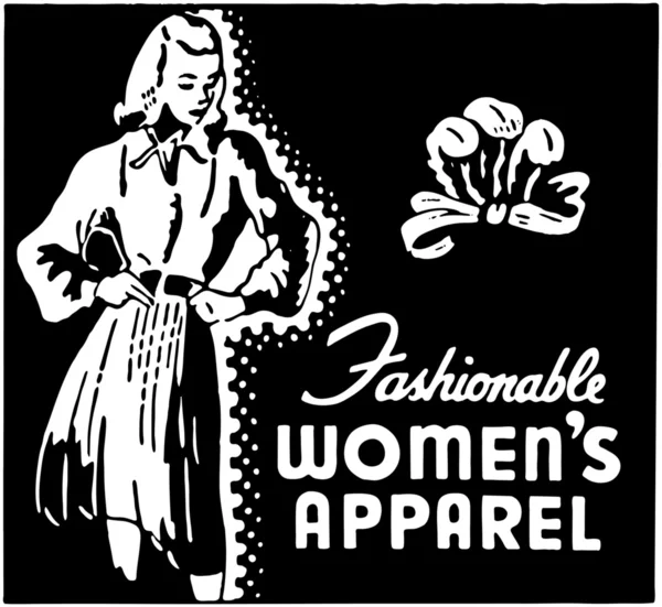 Ropa de mujer de moda — Archivo Imágenes Vectoriales