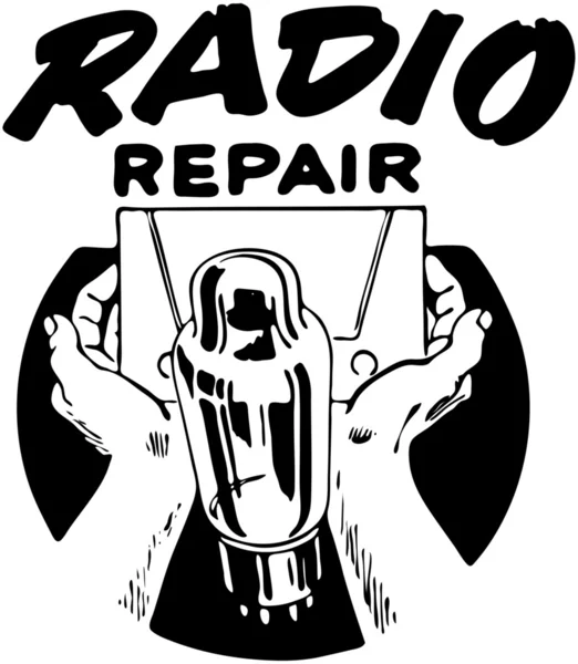 Reparación Radio — Vector de stock