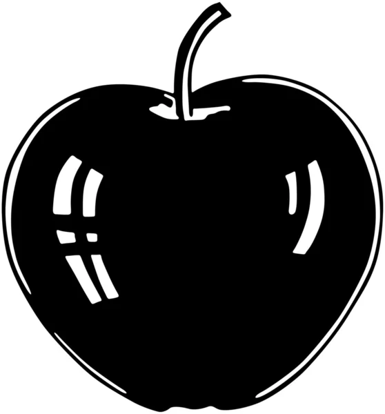 Glanzende apple — Stockvector