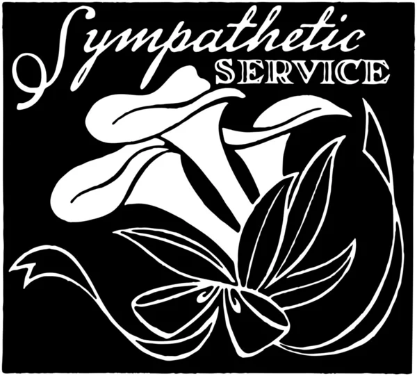 Sympathieke Service — Stockvector