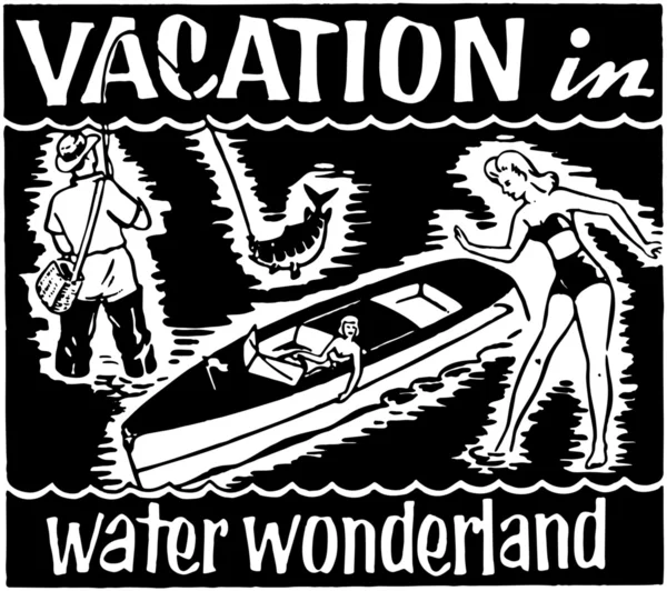 Water Wonderland — Stockvector