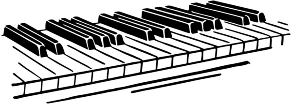 Piano Keys — Stock Vector