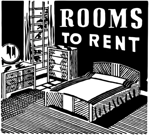 Rooms To Rent — Stock Vector