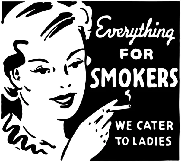 Todo para fumadores — Archivo Imágenes Vectoriales
