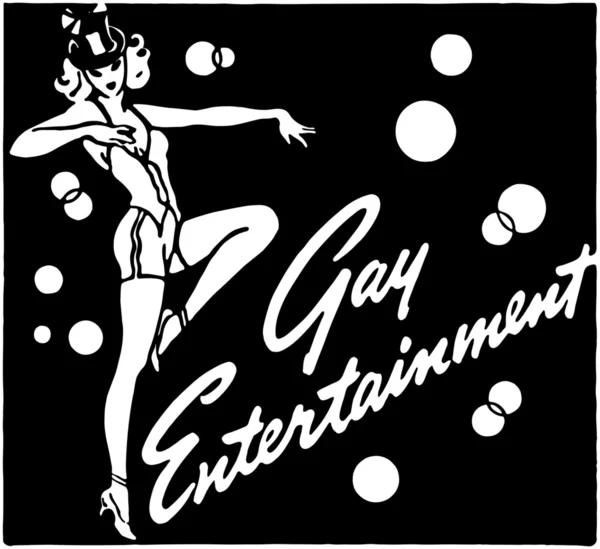 Gay Entertainment — Stock Vector