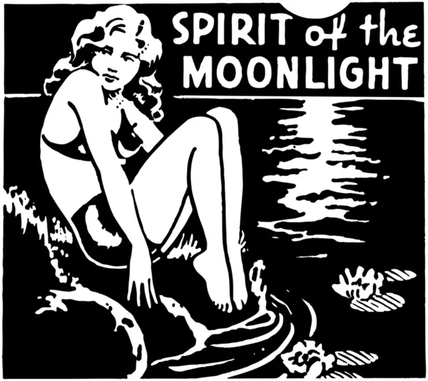 Duch Moonlight — Wektor stockowy