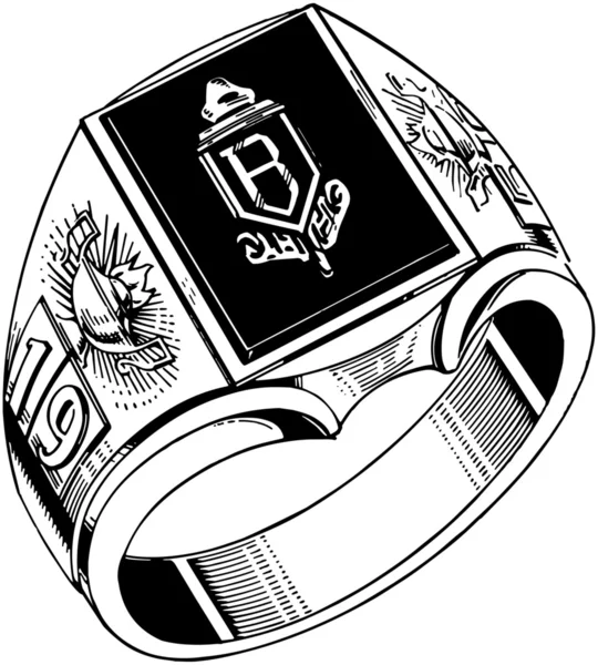 Anillo de grado cuadrado — Vector de stock