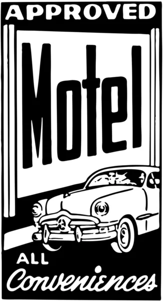 Motel approuvé — Image vectorielle