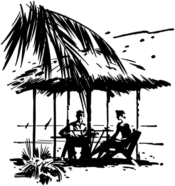 Vacaciones tropicales — Archivo Imágenes Vectoriales