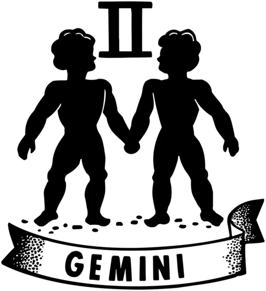 Gemeni — Vector de stoc