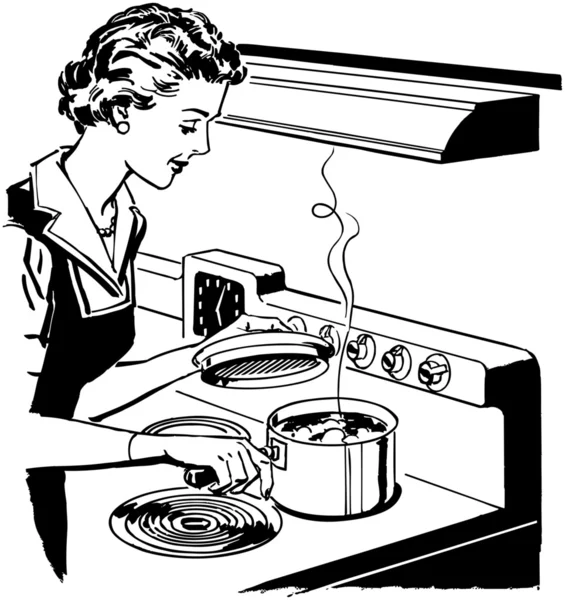 Cucina casalinga — Vettoriale Stock