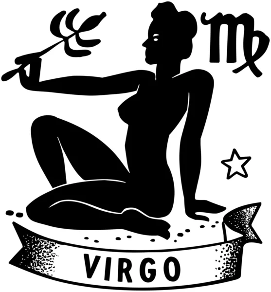 Signo de Virgo — Archivo Imágenes Vectoriales