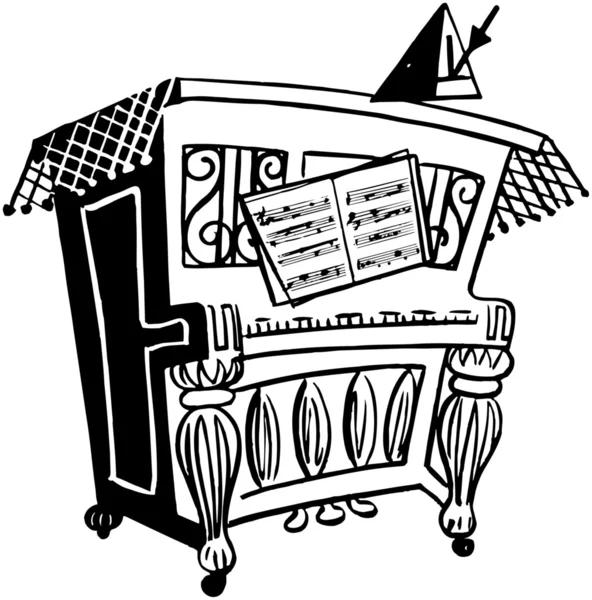 Живое фортепиано — стоковый вектор