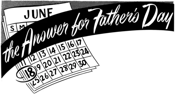 Ответ на День отца — стоковый вектор