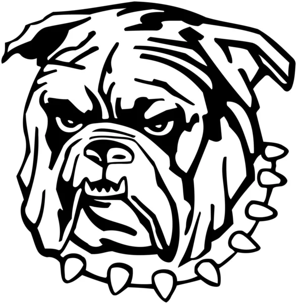 Bulldog medio — Vector de stock