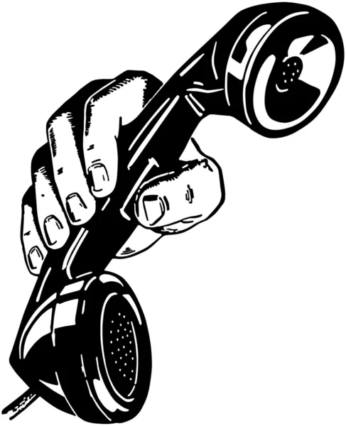 Telefon in der Hand — Stockvektor
