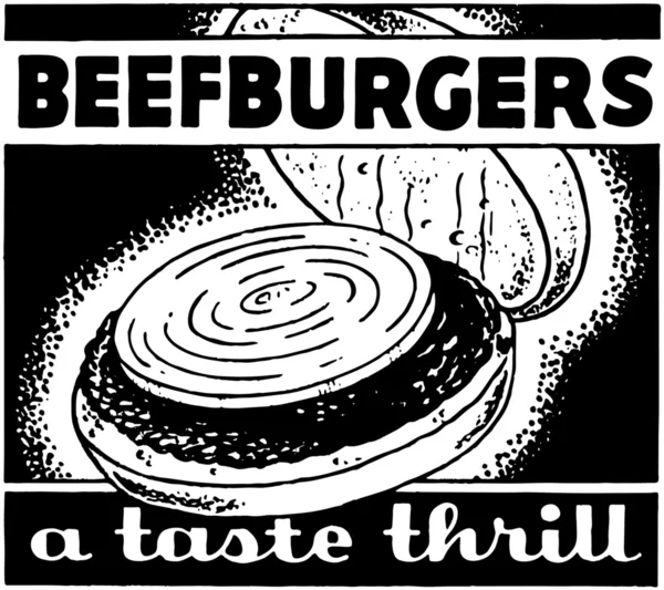 Beefburgers — Stock vektor