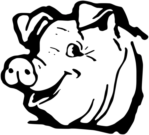 Happy Hog — Stock Vector