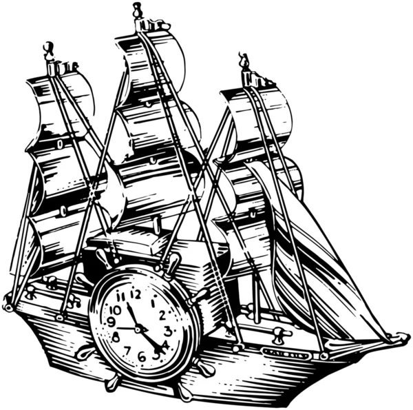 Reloj de barco — Archivo Imágenes Vectoriales