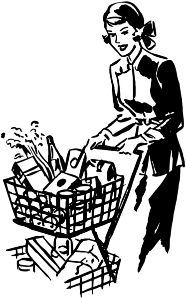 Hospodárnost Shopper — Stockový vektor