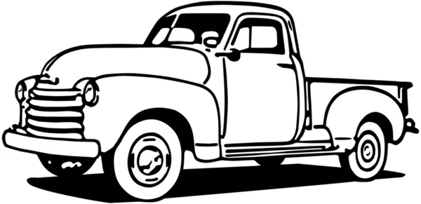 Chevy Pickup Truck Royaltyfria illustrationer