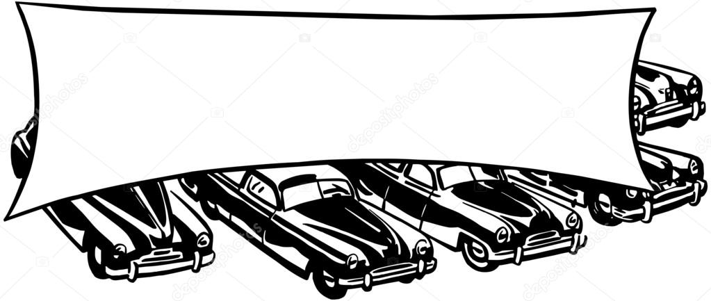 Cars With Banner