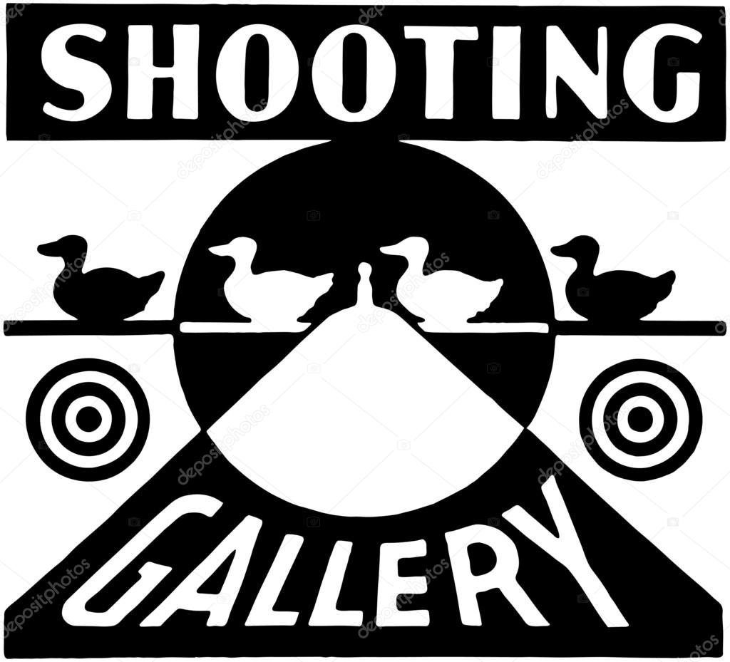 Shooting Gallery Stock Vector Image by ©RetroClipArt 55675147