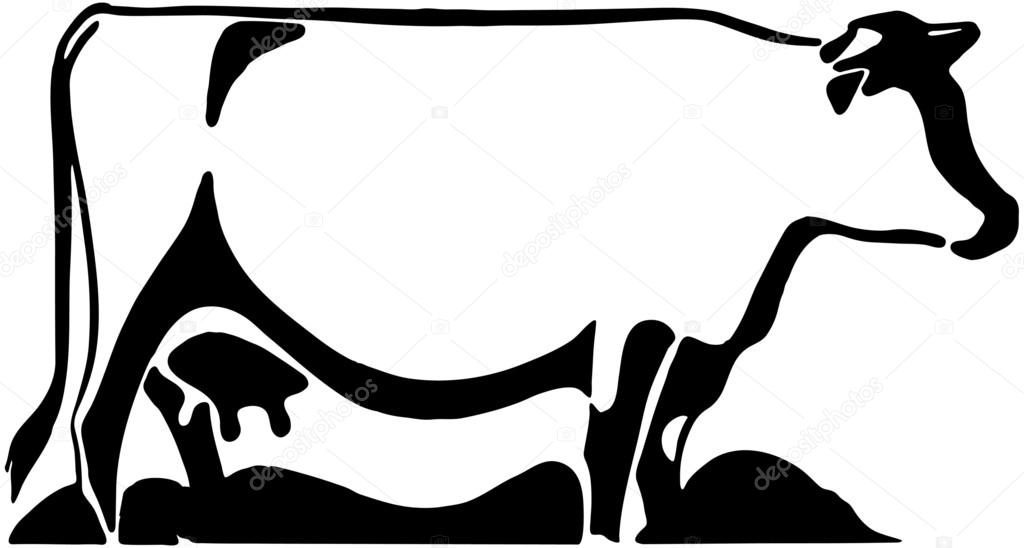 Drawing cow