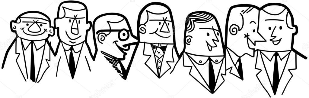 Group Of Businessmen