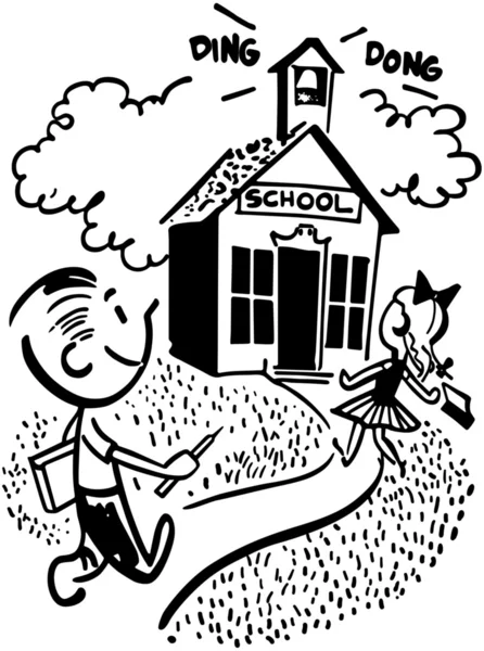 Çocuklar okula gidiyor.