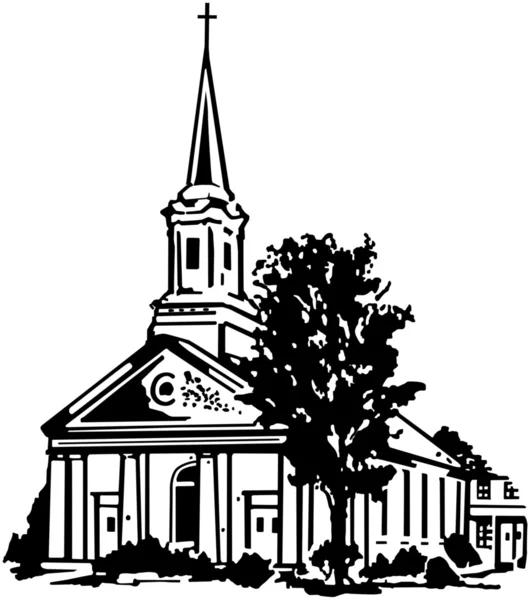 Ilustração da Igreja — Vetor de Stock