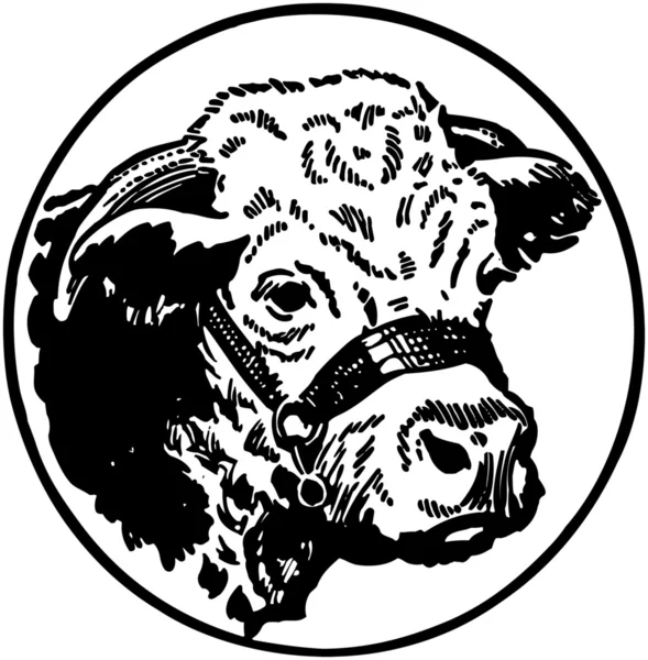Abbildung der Kuh — Stockvektor
