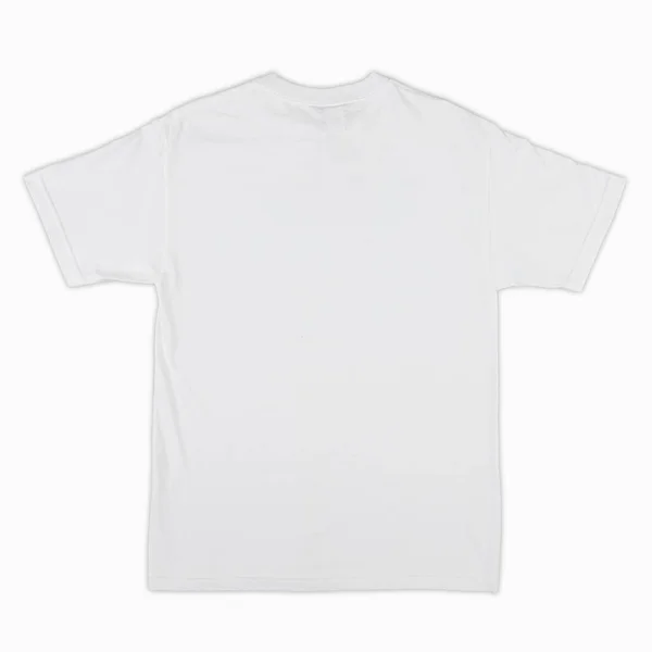 Blank Shirt Color White Template Front Back View Blank Shirt — Stock Photo, Image